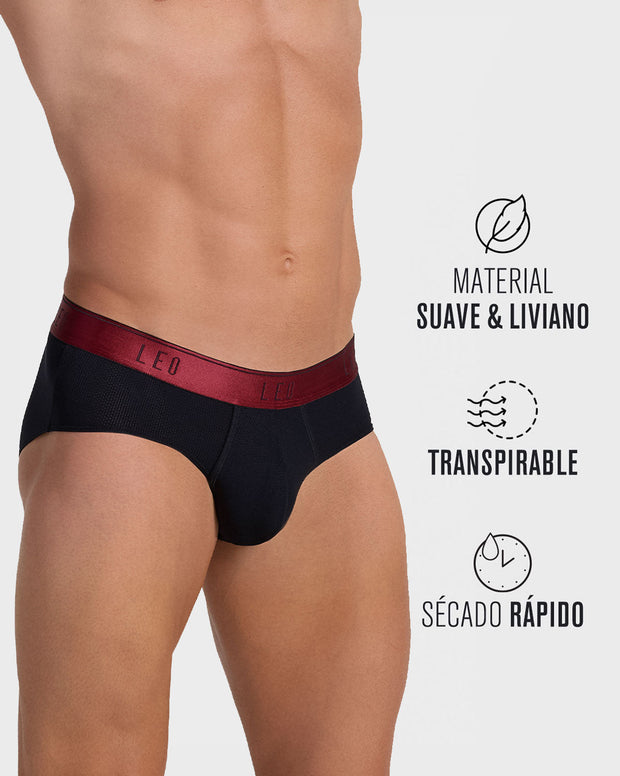 Bóxer brief de alta transpiración en microfibra ideal para uso diario