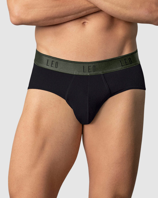 Solo-POS Bóxer brief de alta transpiración en microfibra ideal para uso diario