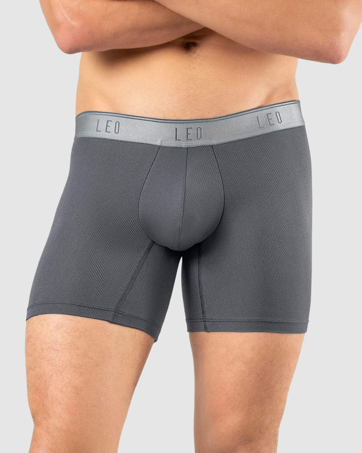 Bóxer medio diseño ergonómico ultrafresco y cómodo en microfibra