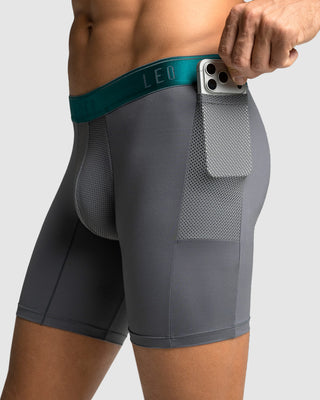 Bóxer deportivo con bolsillo lateral en microfibra#color_129-fondo-gris