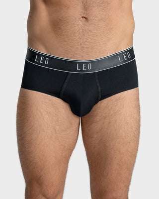 Microfiber brief with frontal ergonomic design#color_700-negro