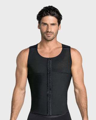 Faja postquirúgica para hombre de máxima compresión#color_700-negro
