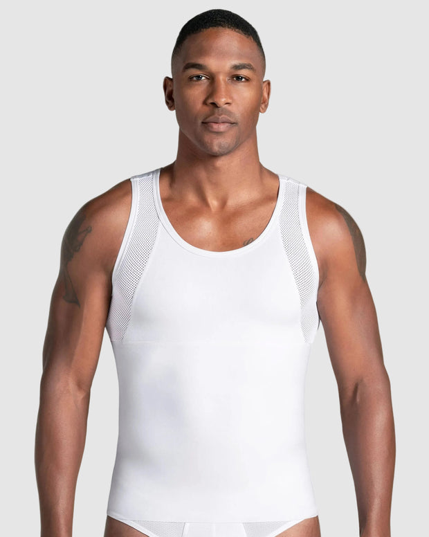 Camiseta manga sisa de compresión fuerte ideal para uso diario con algodón pima