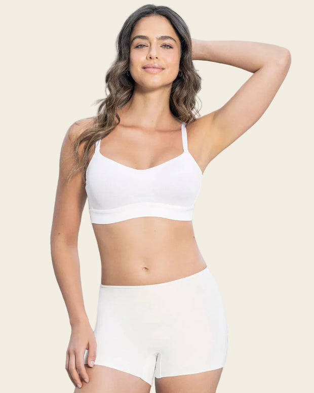 Brasier tipo top ultraliviano con copas internas fijas