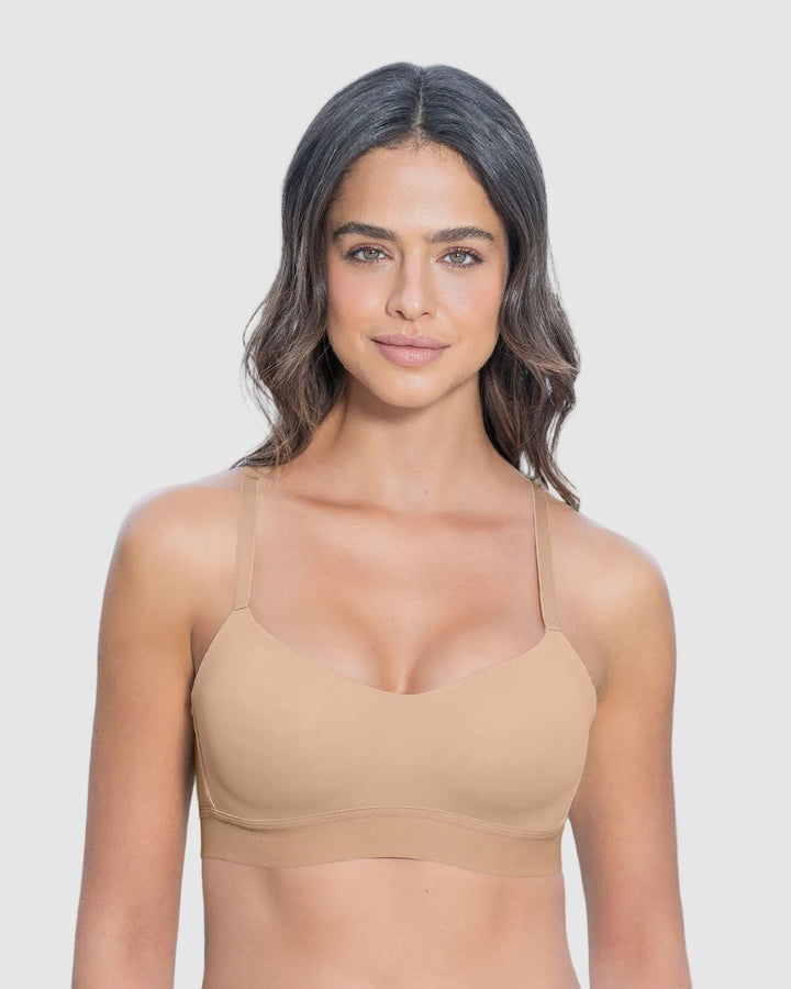 Brasier tipo top ultraliviano con copas internas fijas