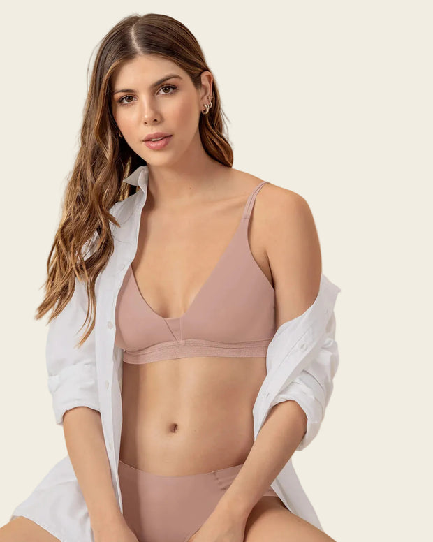Bralette tipo top ultra cómodo y liviano
