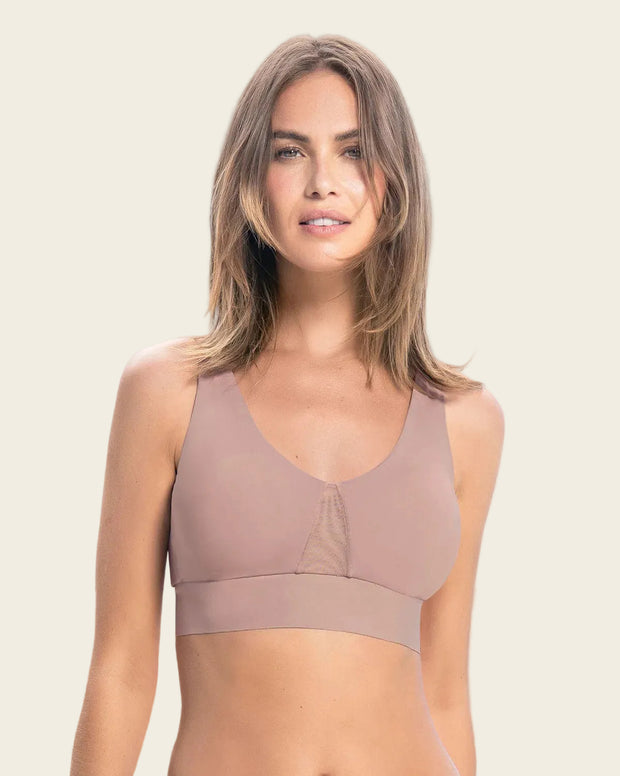 Brasier tipo top de copas extraíbles totalmente cómodo y liviano Flexi Brastop