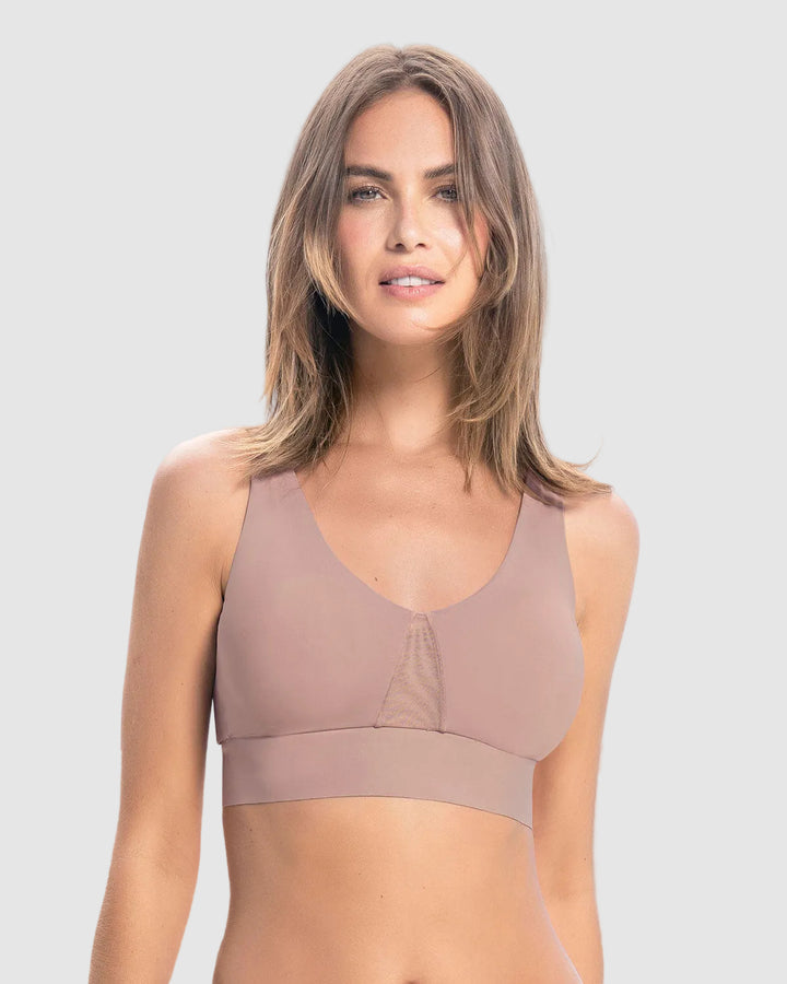 Brasier tipo top de copas extraíbles totalmente cómodo y liviano Flexi Brastop