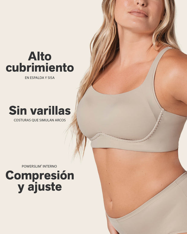 Brasier sin varilla ultracómodo de alto soporte y cubrimiento everyday bra