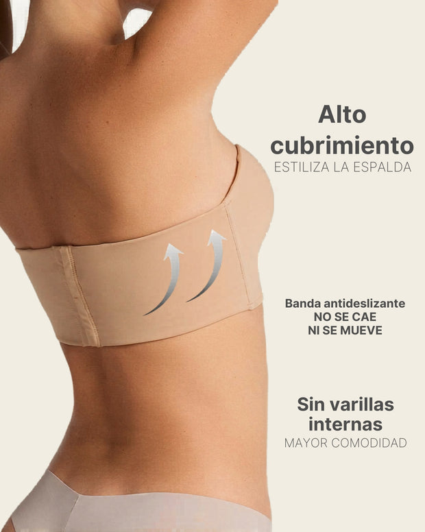 Brasier strapless Antigravedad - Máximo soporte - No se cae