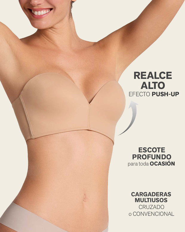 Brasier strapless antigravedad nueva edición - máximo soporte - no se cae