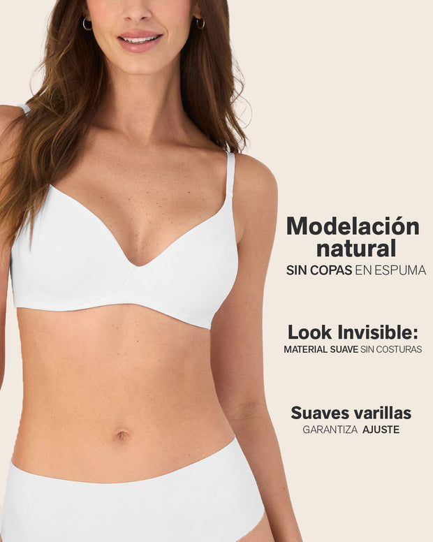 Brasier ultraligero SIN ESPUMA, copas doble tela