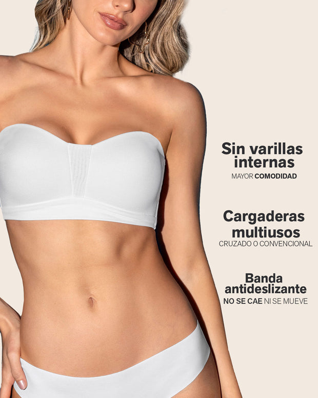 Brasier strapless ultraligero sin arco