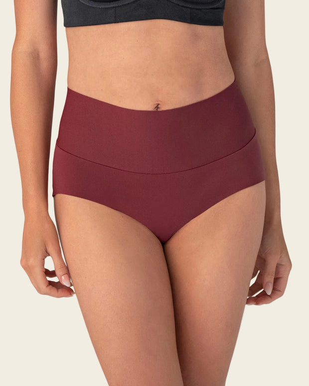 Panty hípster tiro alto de compresión fuerte de abdomen