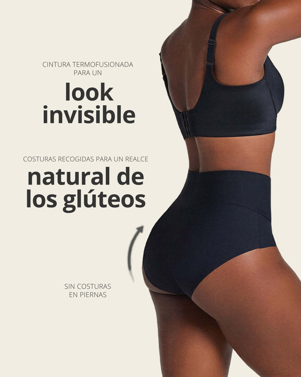 Panty clásico tiro alto de compresión fuerte de abdomen
