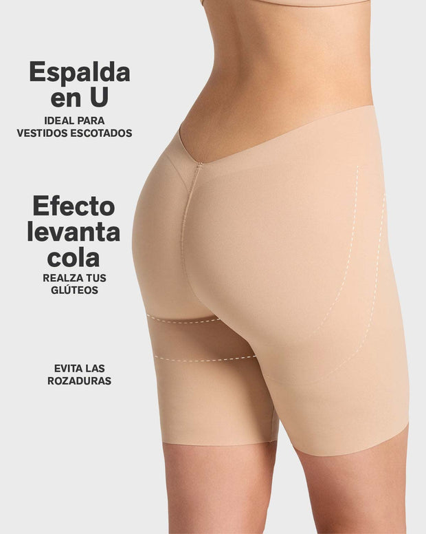 Short de control efecto invisible espalda en U