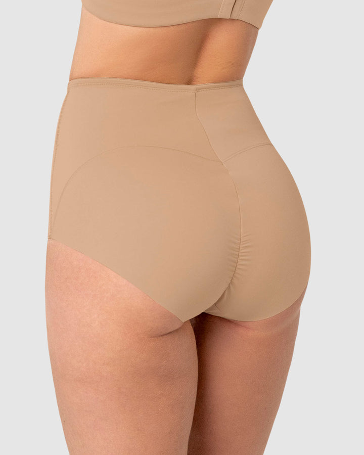 Panty clásico de compresión fuerte, tiro extra alto