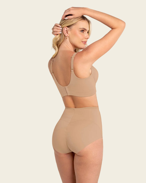 Panty clásico de compresión fuerte, tiro extra alto