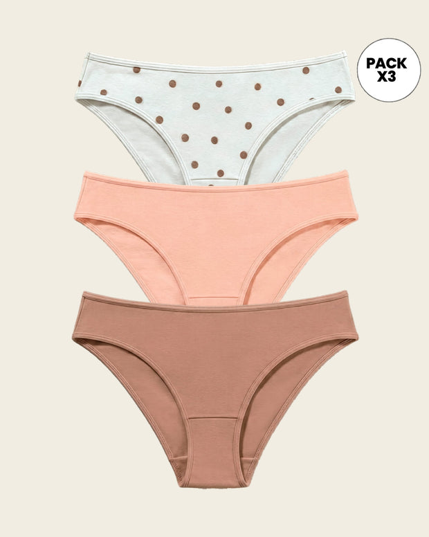 Paquete x 3 tangas ultracómodas