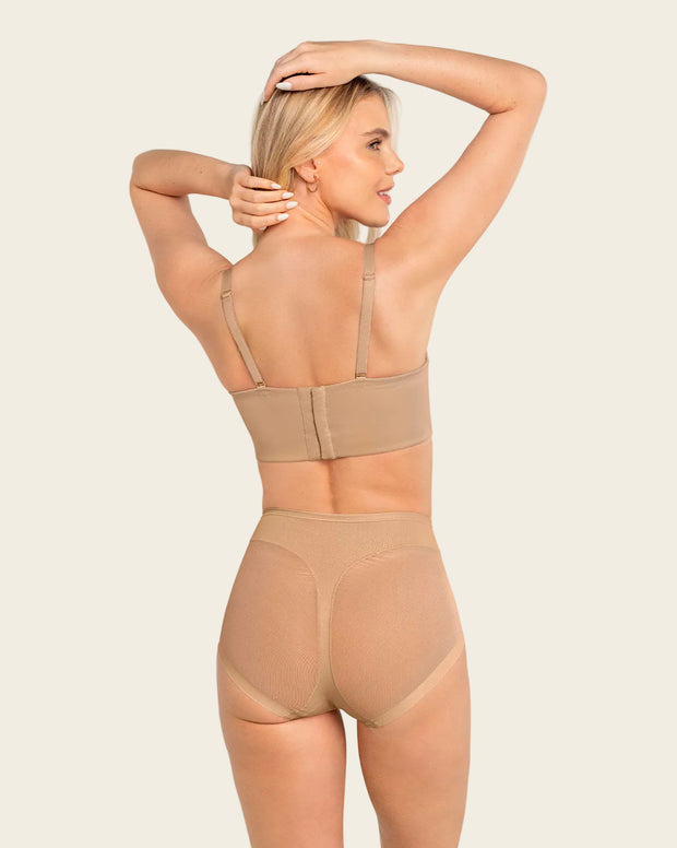 Paquete x 2 panty clásico invisible con tul