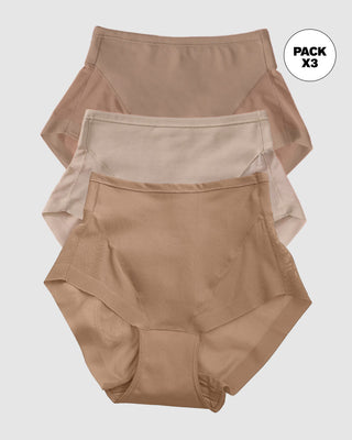 Paquete x 3 panties clásicos invisibles con SmartLace®#color_s03-surtido