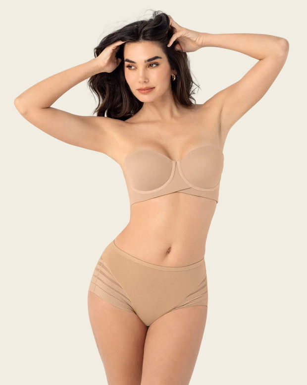 Paquete x 2 panty faja pantalón clásicos compresión moderada de abdomen