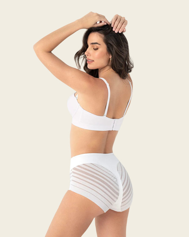 Paquete x 3 panties faja clásicos con control moderado de abdomen
