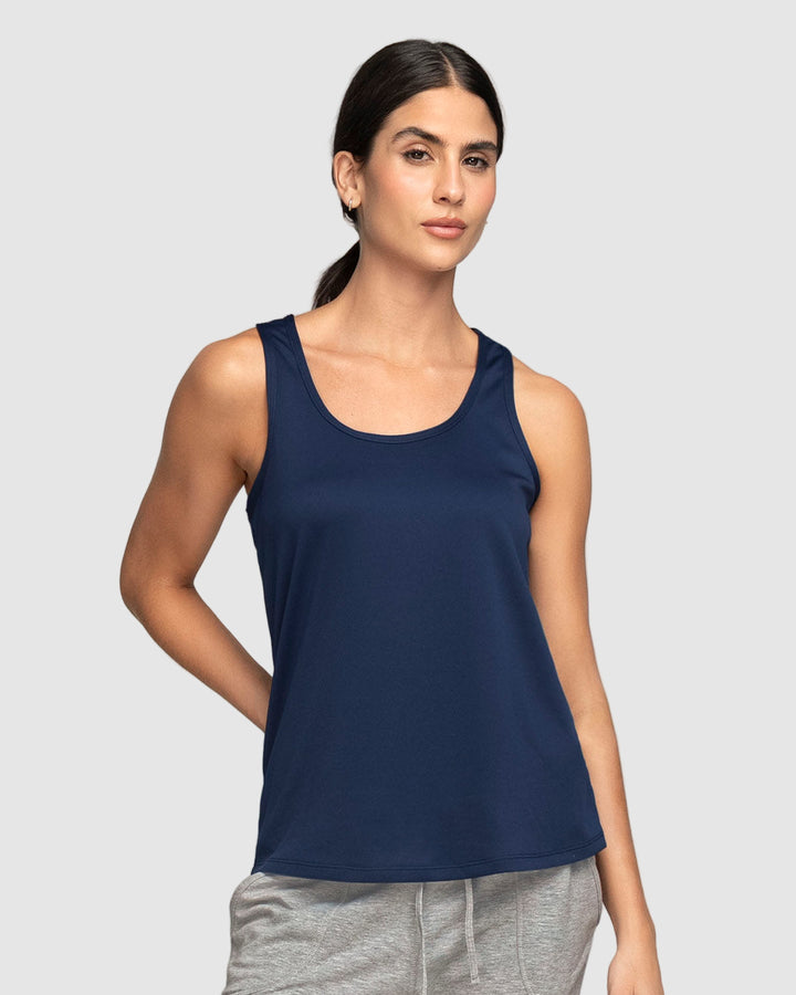 Camiseta deportiva de secado rápido y silueta semiajustada para mujer