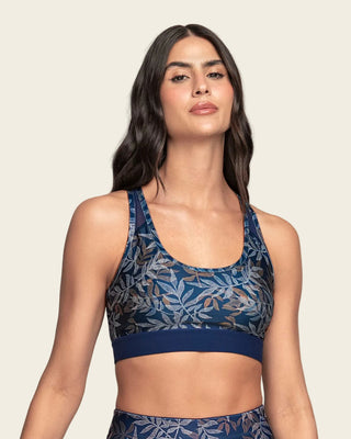 Top deportivo con espalda atlética en material de secado rápido#color_a04-estampado-hojas