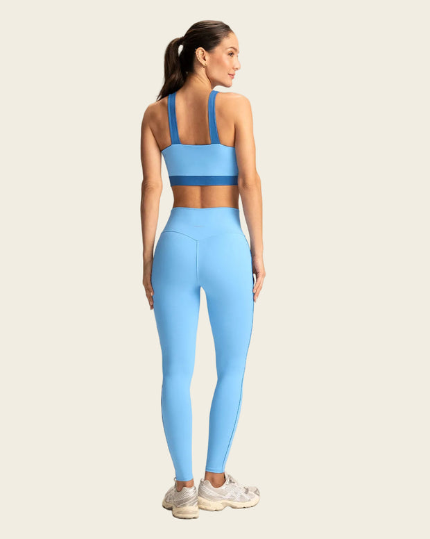 Solo-POS Legging deportivo de control con doble capa de tela en pretina