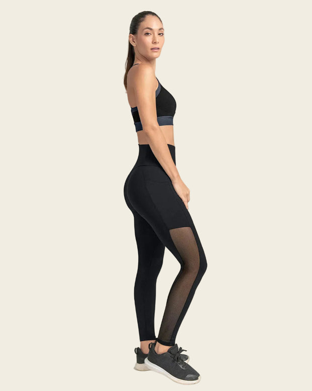 Legging deportivo con bolsillo lateral y detalles en SmartLace®