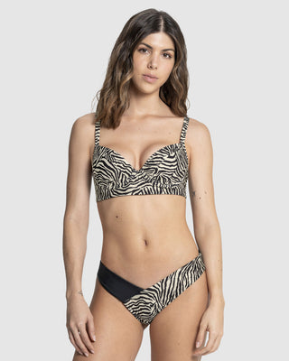 Bikini ECO doble faz con panty de pretina en V#color_845-estampado-piel-negro