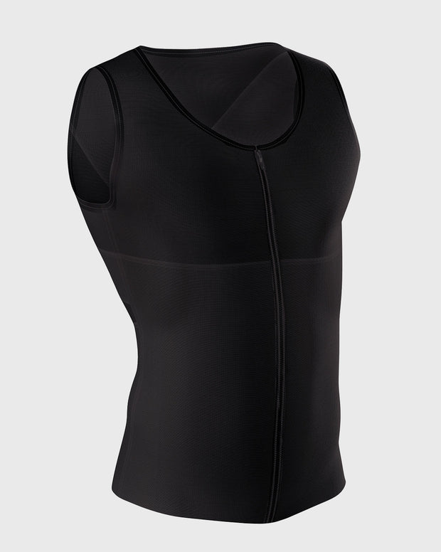 Chaleco masculino de compresión fuerte en Powerslim®