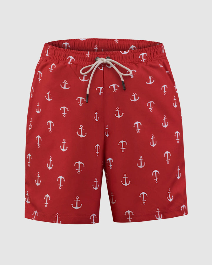 Pantaloneta de baño masculina con práctico bolsillo al lado derecho