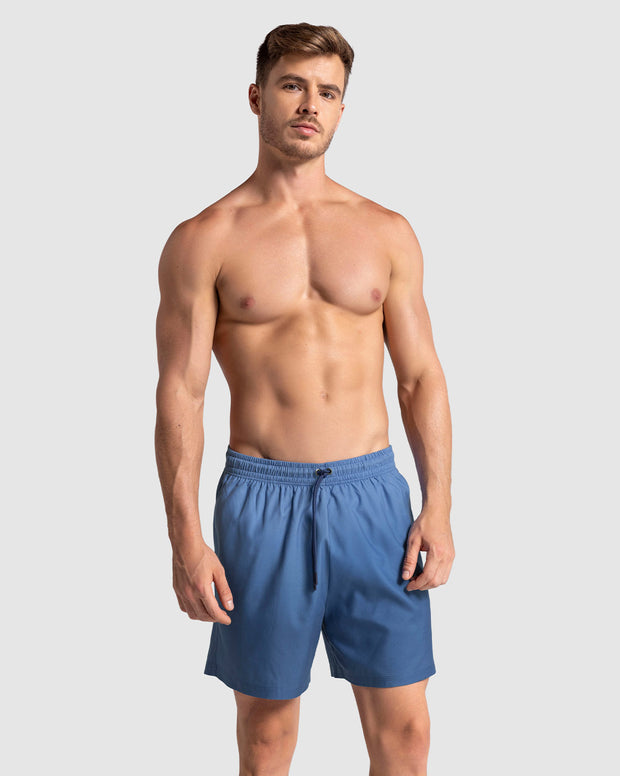 Pantaloneta de baño masculina con práctico bolsillo al lado derecho