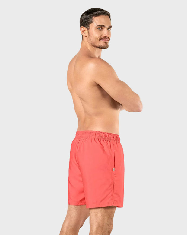 Pantaloneta de baño masculina con práctico bolsillo al lado derecho