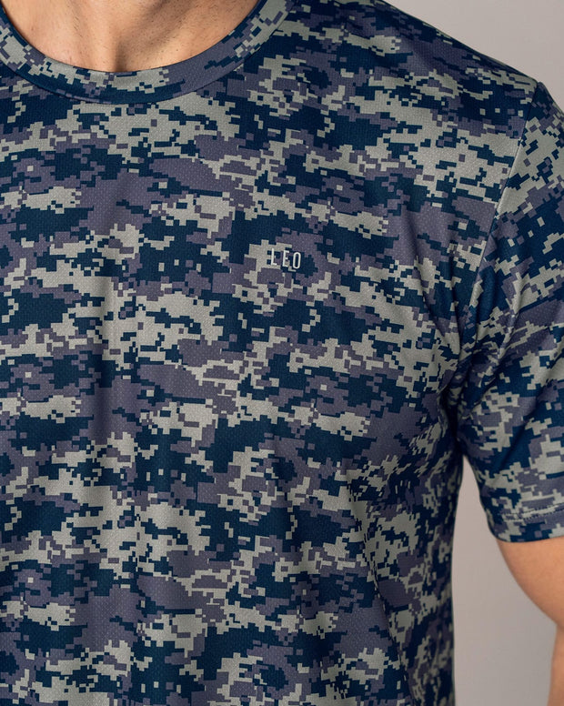 Camiseta deportiva masculina con tecnología de secado rápido