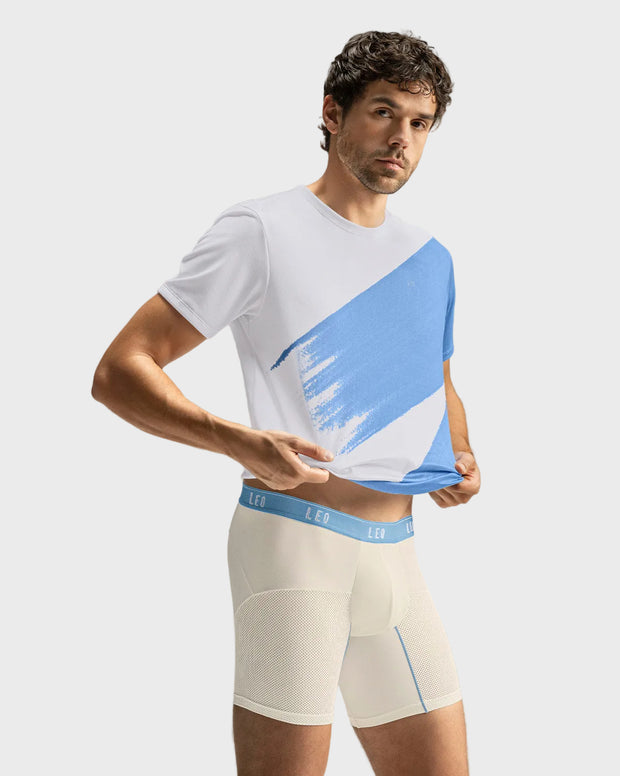 Camiseta deportiva masculina con tecnología de secado rápido