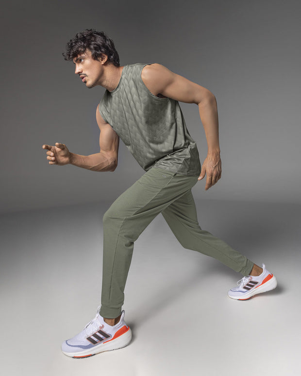 Camiseta manga sisa deportiva y de secado rápido para hombre
