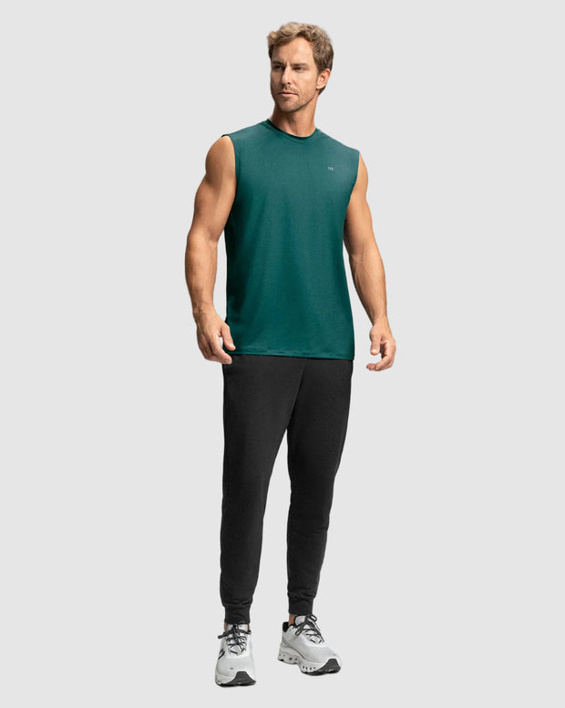 Camiseta manga sisa deportiva y de secado rápido para hombre