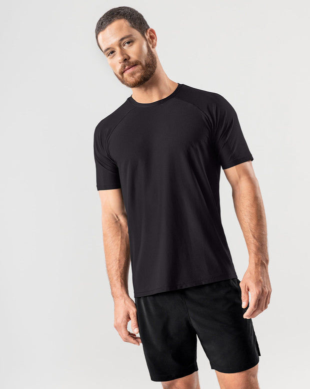 Camiseta deportiva con tela texturizada y transpirable