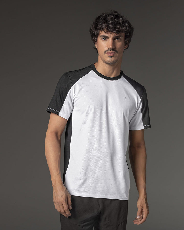 Camiseta deportiva masculina manga corta
