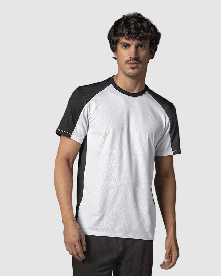 Camiseta deportiva masculina manga corta