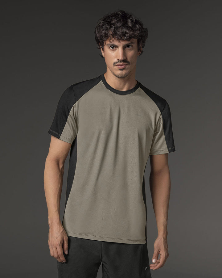 Camiseta deportiva masculina manga corta