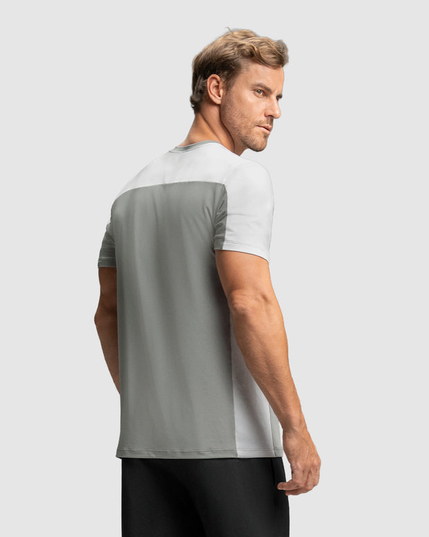 Camiseta deportiva masculina manga corta