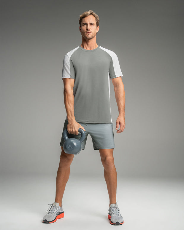 Camiseta deportiva masculina manga corta