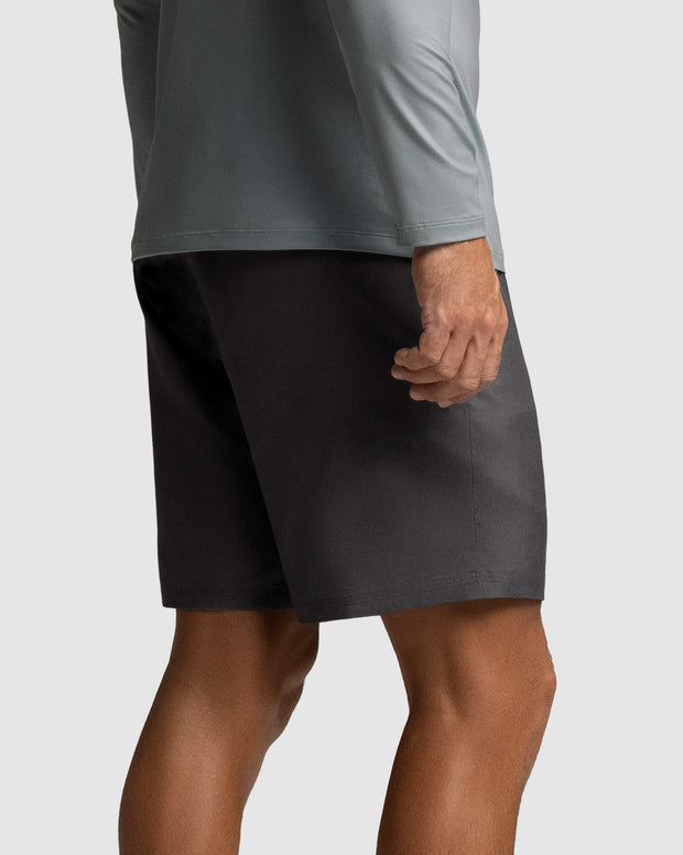 Pantaloneta deportiva con bolsillos funcionales