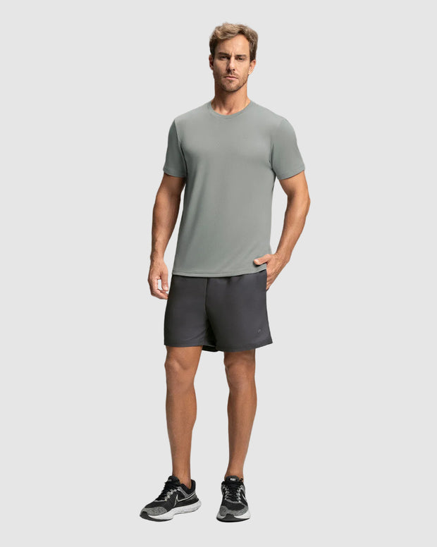 Pantaloneta deportiva con bolsillos funcionales