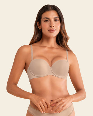 Brasier strapless con varilla de realce suave#color_802-cafe-medio