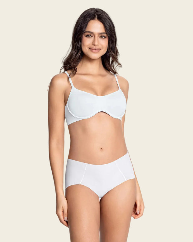 Brasier ultraliviano con copas internas fijas